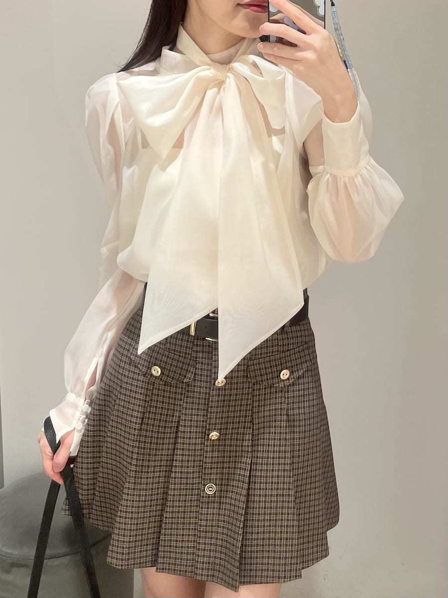 ビックボウタイブラウス(シャツ・ブラウス)｜トップス｜LILY BROWN