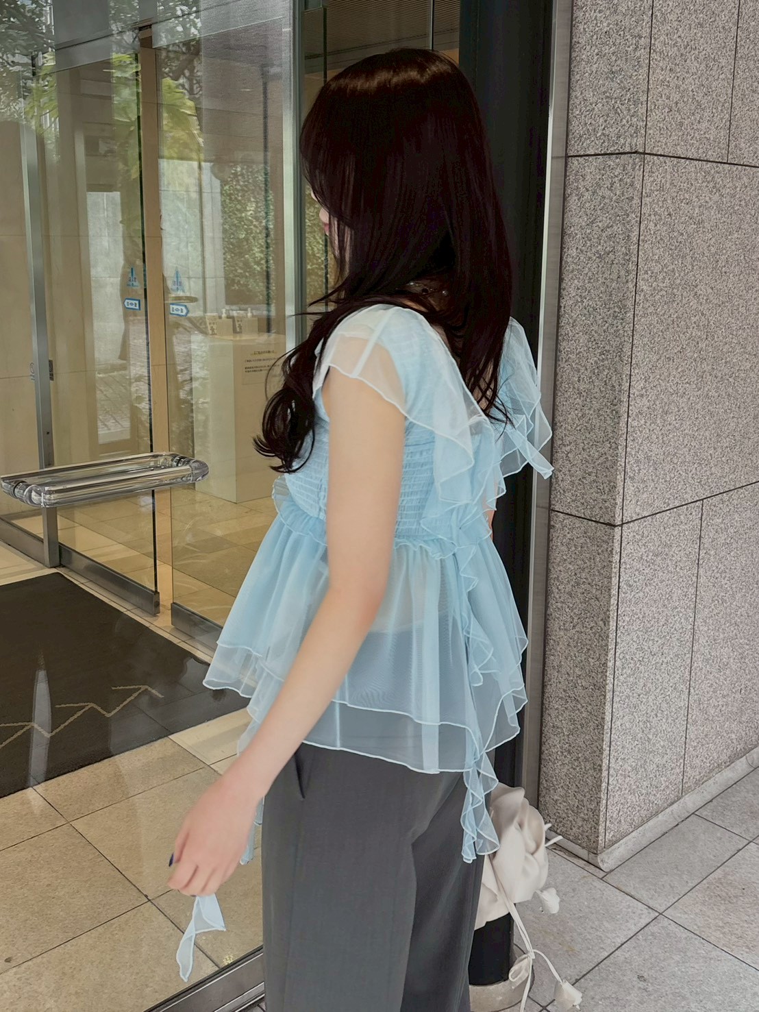 パピヨンチュールフリルトップス(シャツ・ブラウス)｜トップス｜LILY