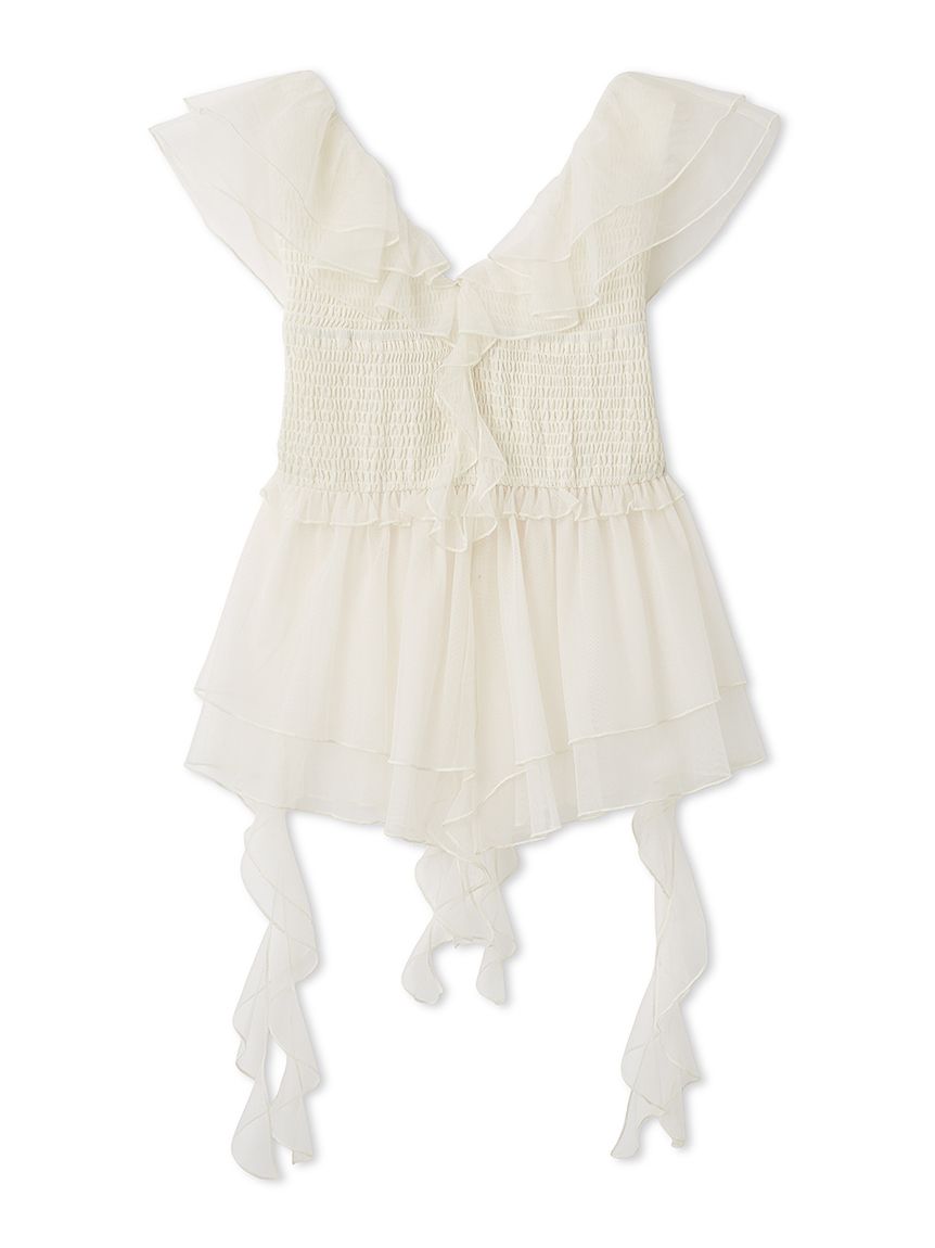 つくる様【お待ち下さい】＊ご購入用 パピヨンチュールフリルトップス(シャツ・ブラウス)｜トップス｜LILY