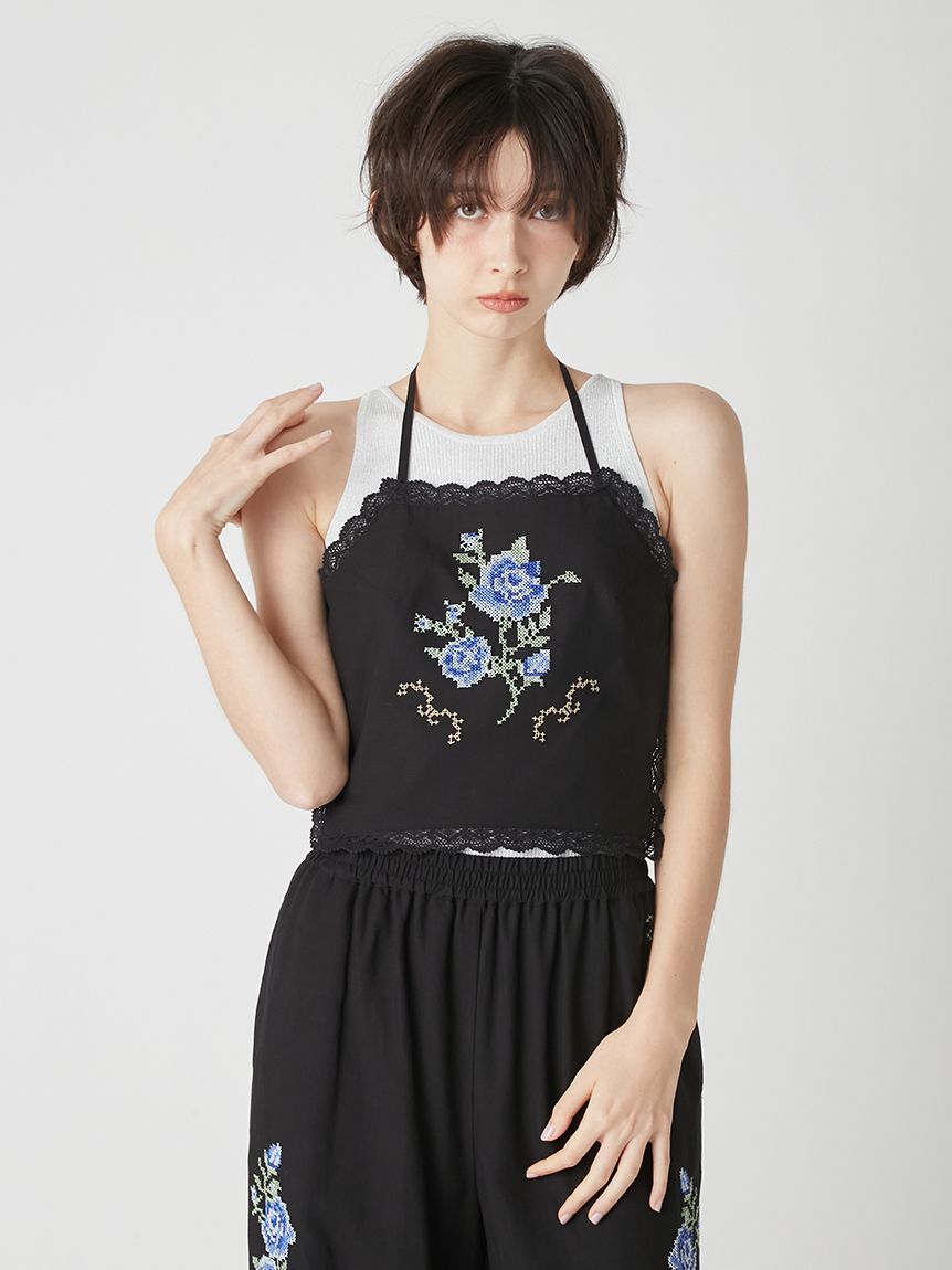 THE SHISHIKUI COTTON C キャミソール　ブラック　M THE SHISHIKUI new items - YouTube