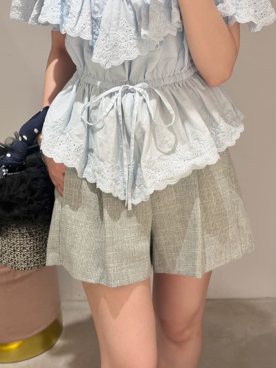 コットンレースオフショルトップス(Tシャツ・カットソー)｜トップス