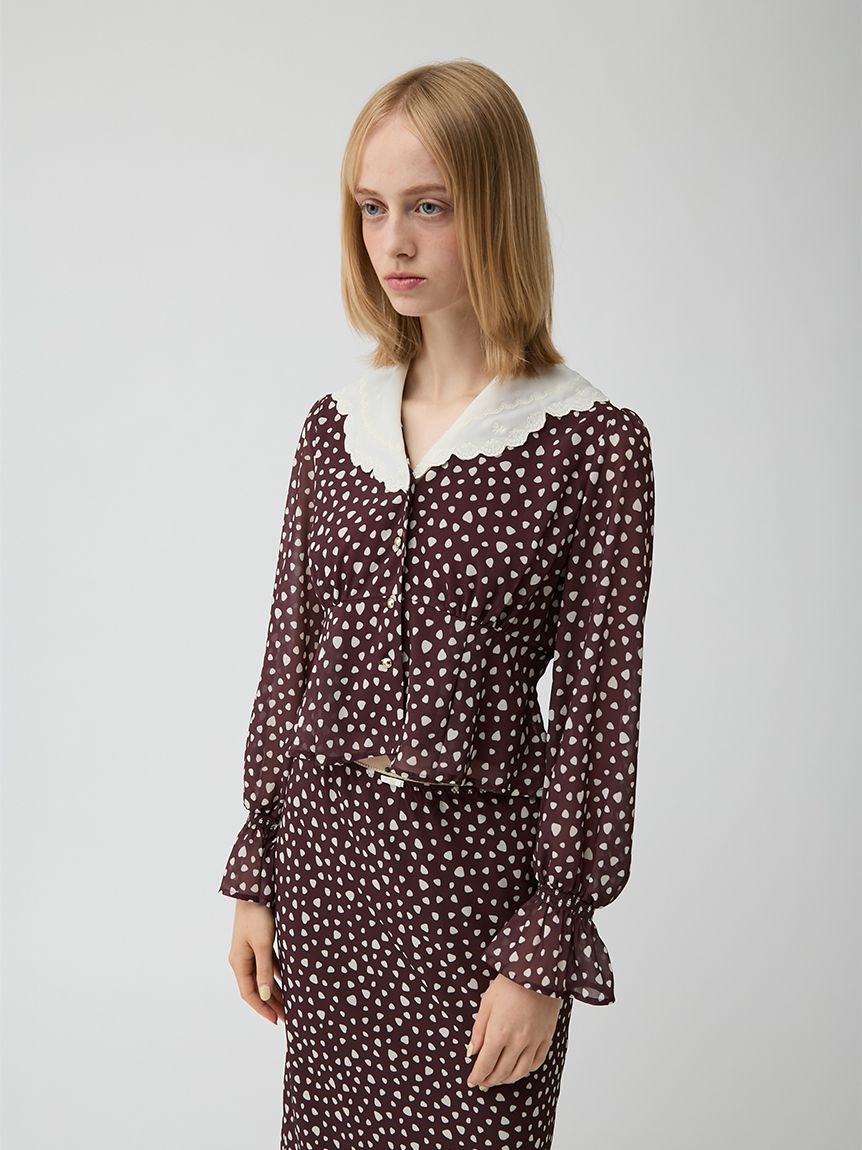 クラシカルパターンブラウス(シャツ・ブラウス)｜TOPS｜LILY BROWN
