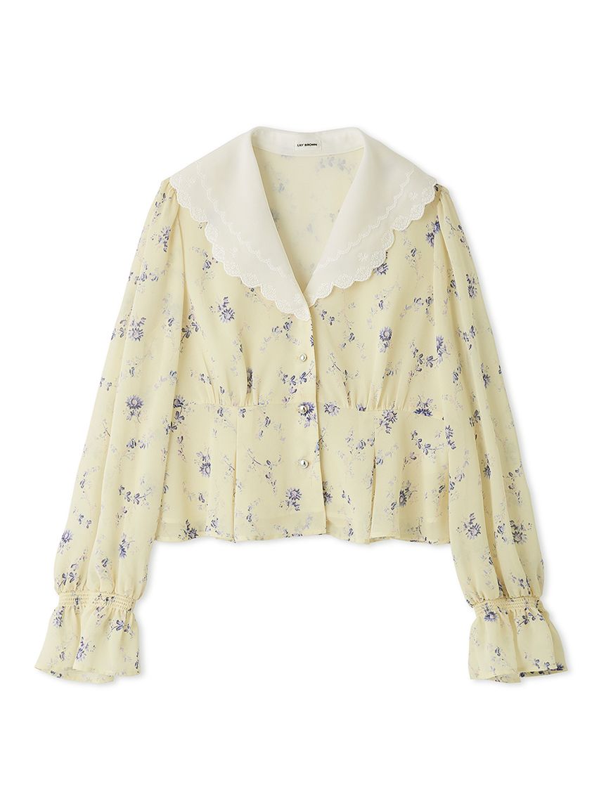 リリーブラウン　ブラウス クラシカルパターンブラウス(シャツ・ブラウス)｜TOPS｜LILY BROWN