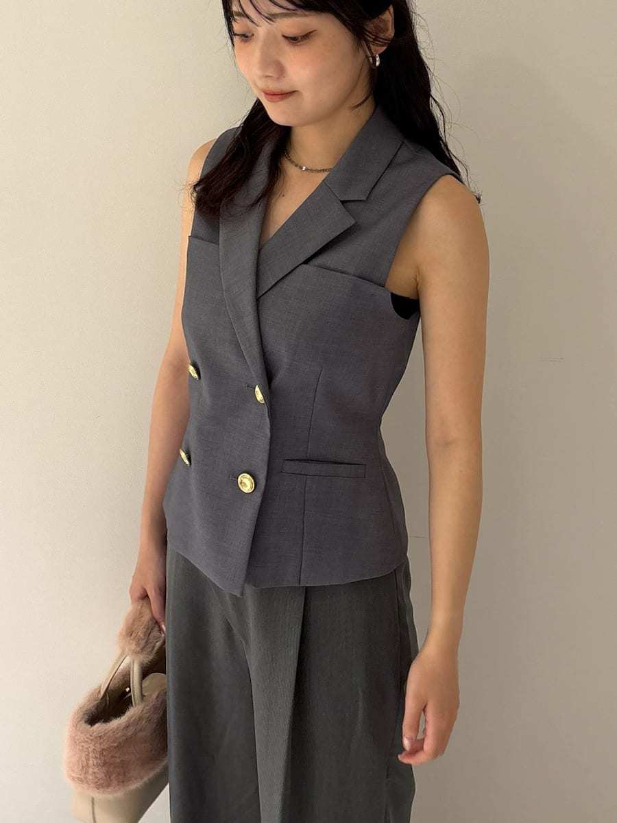 リリーブラウン　バリエーションオーバーサイズジレ リリーブラウン LILY BROWN バリエーションオーバーサイズジレ