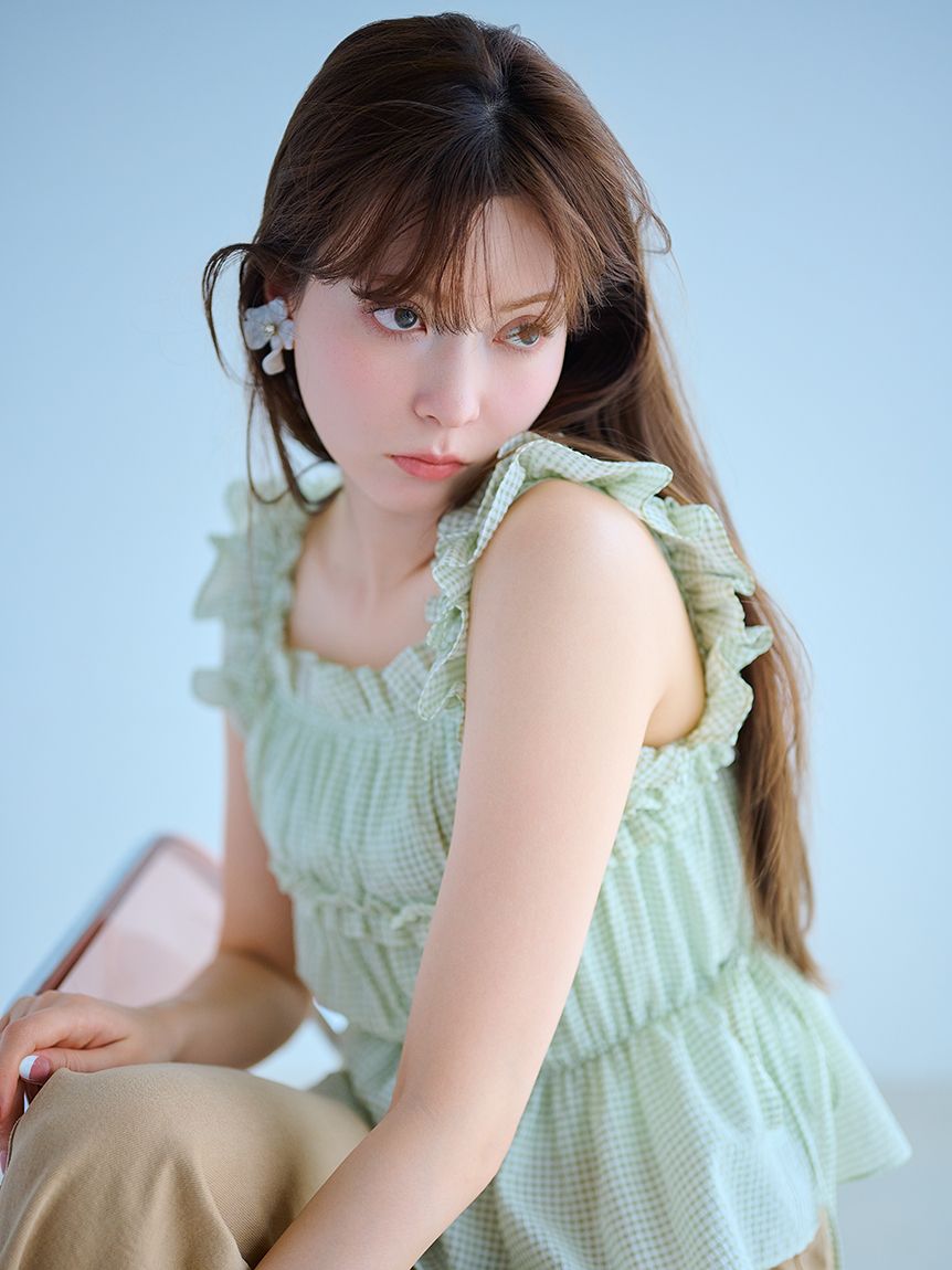 クリアフラワーイヤリング(イヤリング)|アクセサリー|LILY クリアフラワーイヤリング(イヤリング)|アクセサリー|LILY