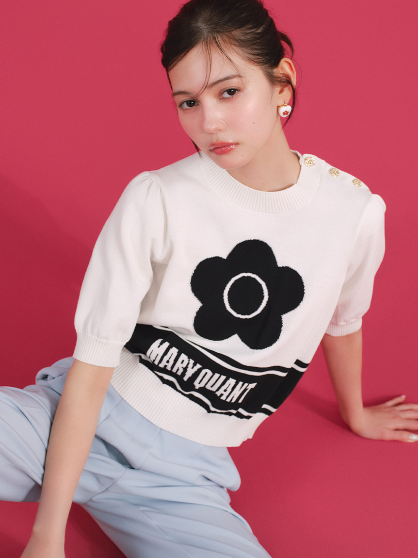 LILY BROWN×MARY QUANT】デイジーモチーフカラーピアス(ピアス