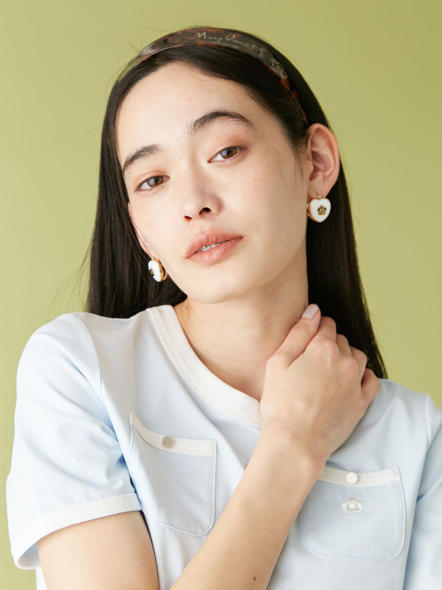 LILY BROWN×MARY QUANT】デイジーモチーフカラーピアス(ピアス