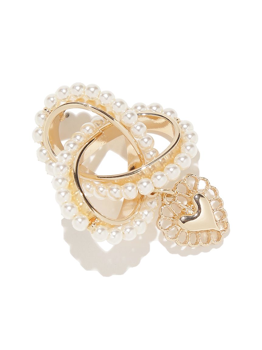 ノットパールピアス(Hearts2Hearts着用)(雑貨)｜ファッション雑貨