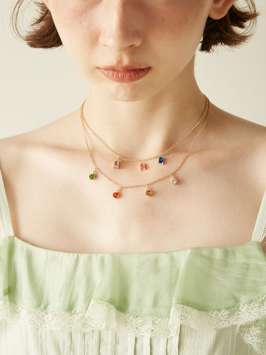 カラフルストーンネックレス(雑貨)｜ファッション雑貨｜LILY BROWN