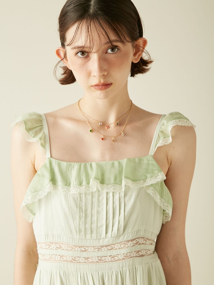 最終値下げGlitter 多色ストーン ネックレス SJXーNEW COLLECTION BLACK DIAMOND GLITTER NECKLACEー – GINZA SIX