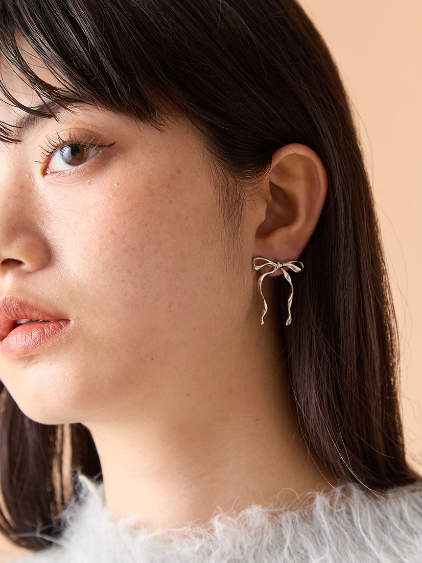 ハートリボンピアス(ピアス)｜アクセサリー｜LILY BROWN（リリー