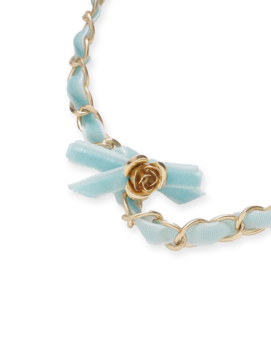 ベルベットリボン2連ネックレス(ネックレス)｜アクセサリー｜LILY