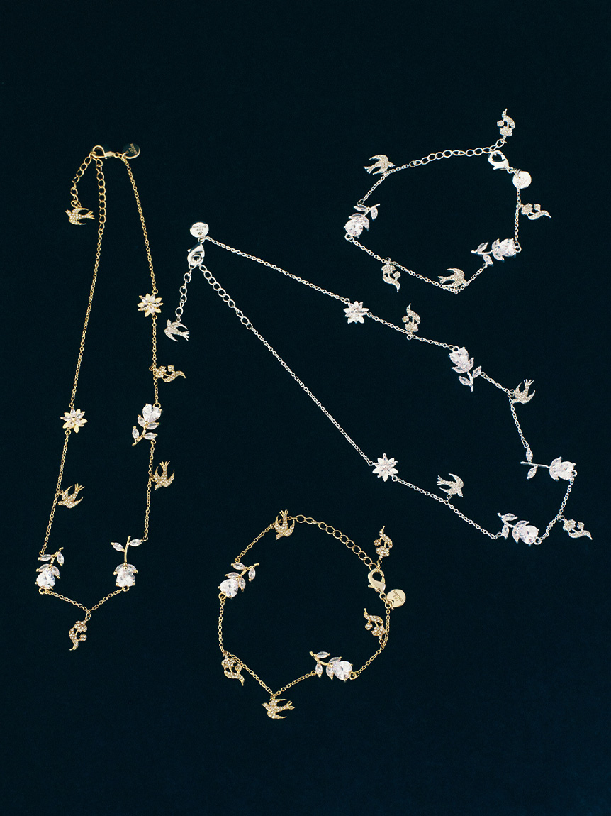 Lilywingビジューフラワーブレスレット(雑貨)｜ファッション雑貨｜LILY