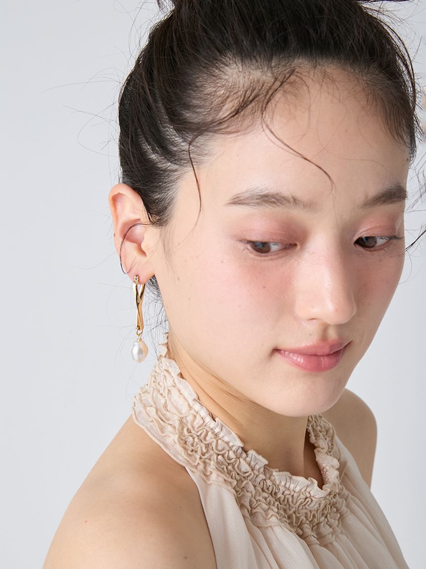 バリエーションパールピアス(ピアス)｜アクセサリー｜LILY BROWN