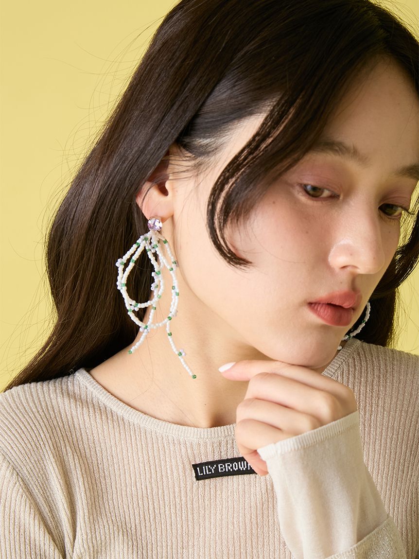 フルーツビーズピアス(雑貨)｜ファッション雑貨｜LILY BROWN（リリー