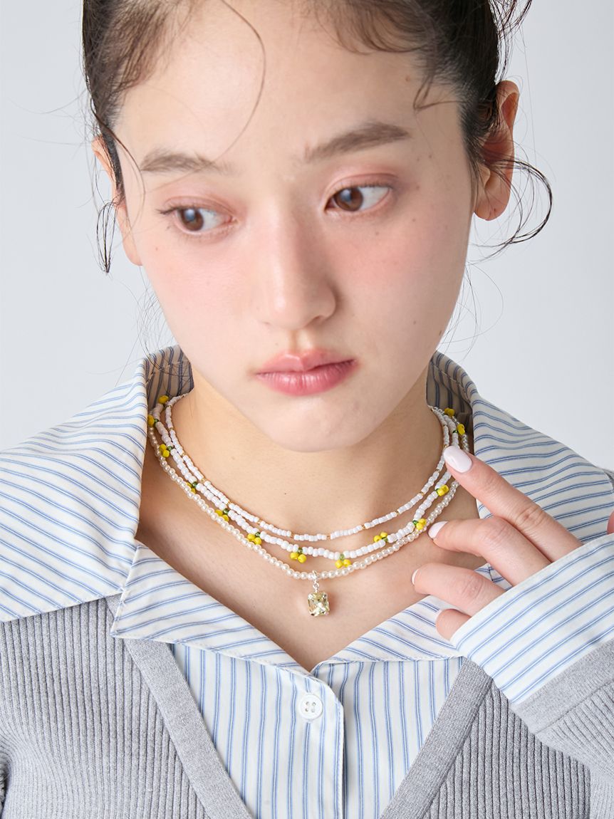 フルーツビーズネックレス(雑貨)｜ファッション雑貨｜LILY BROWN