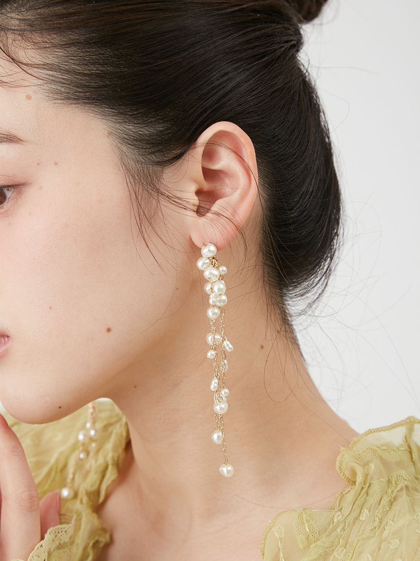 バリエーションパールピアス(ピアス)｜アクセサリー｜LILY BROWN