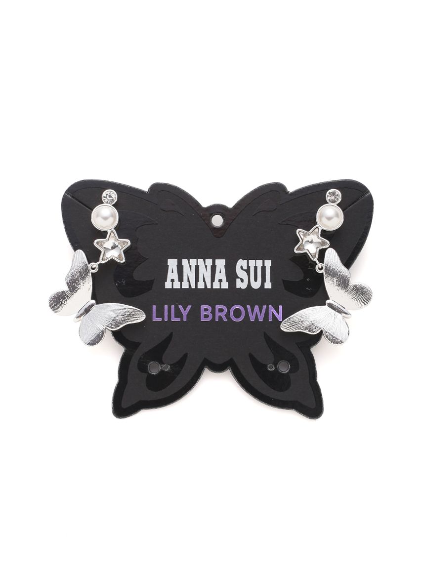 LILY BROWN×ANNA SUI】バタフライスターピアス(ピアス)｜アクセサリー