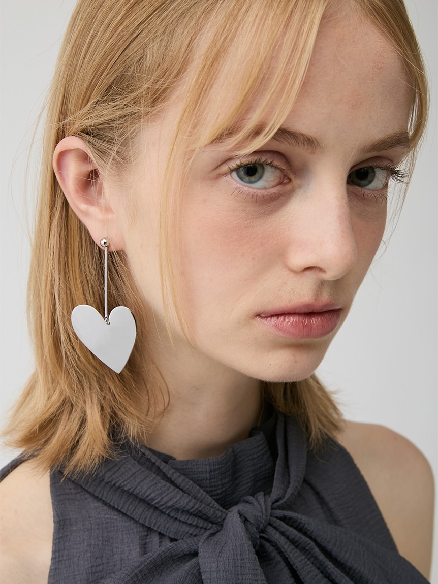 ハートプレートピアス(ピアス)｜アクセサリー｜LILY BROWN（リリー
