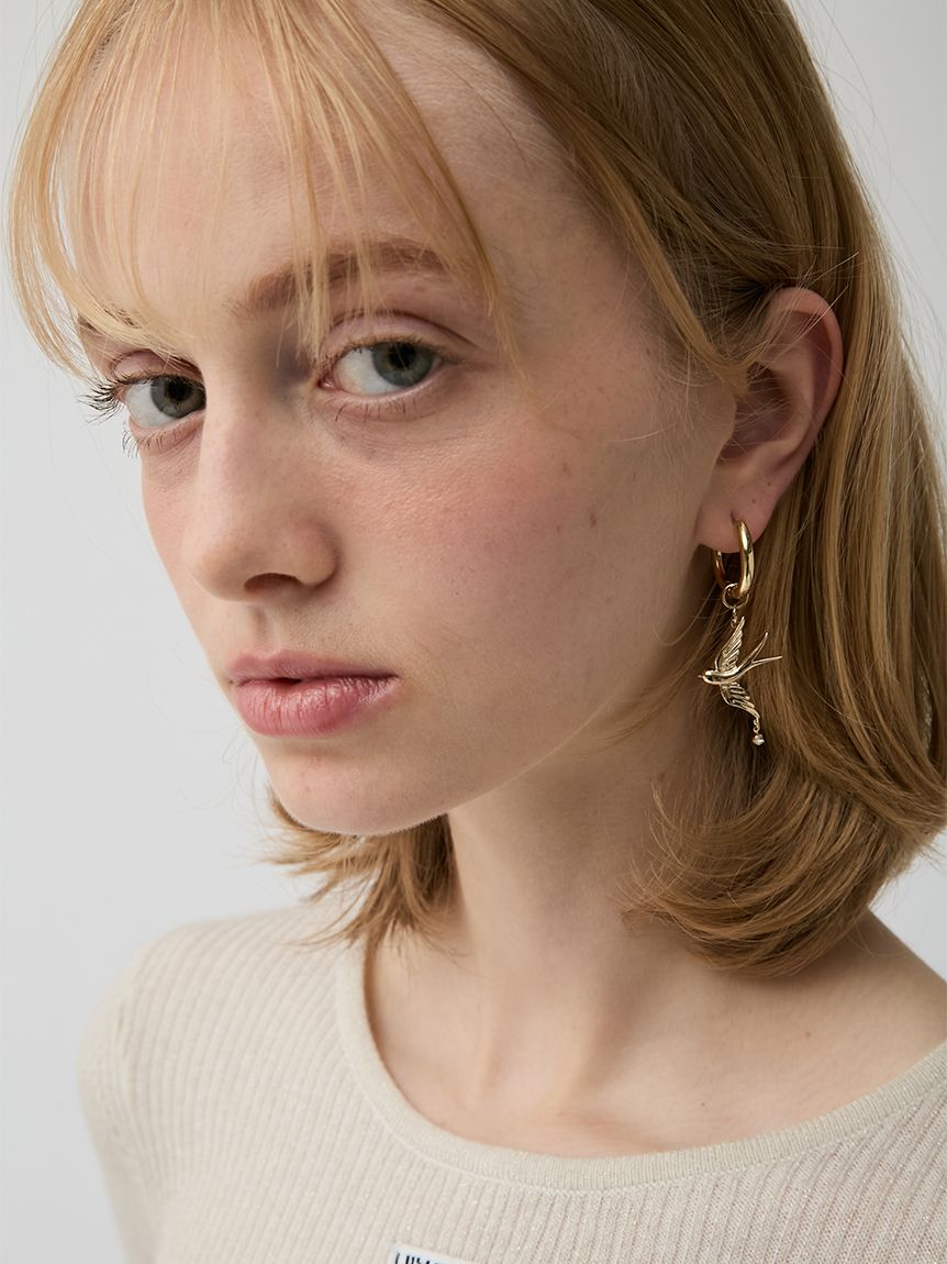 バードモチーフピアス(ピアス・イヤリング)｜ACCESSORY｜LILY BROWN