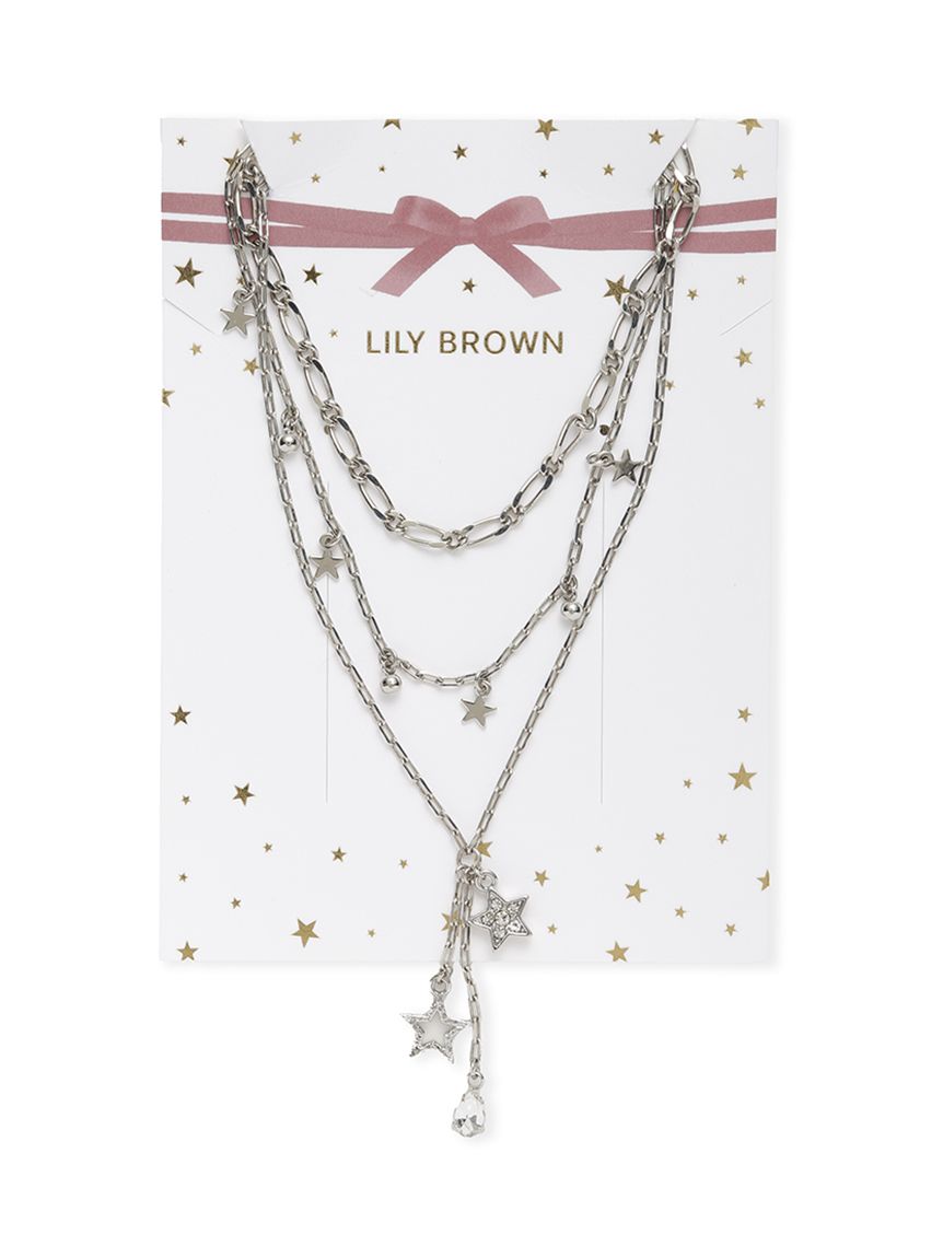 スターモチーフ3連ネックレス(ネックレス)｜ACCESSORY｜LILY BROWN