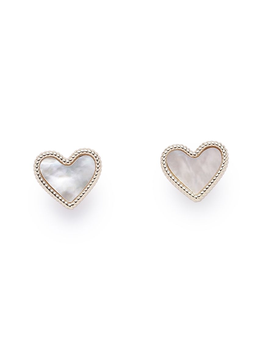 ナチュラルストーンハートピアス(ピアス・イヤリング)｜ACCESSORY