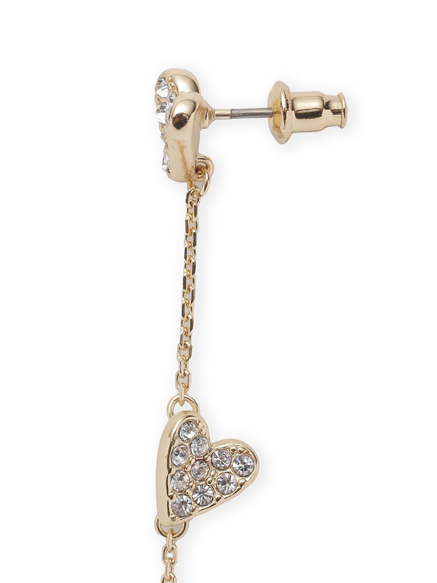 スウィングビジューハートピアス(ピアス・イヤリング)｜ACCESSORY