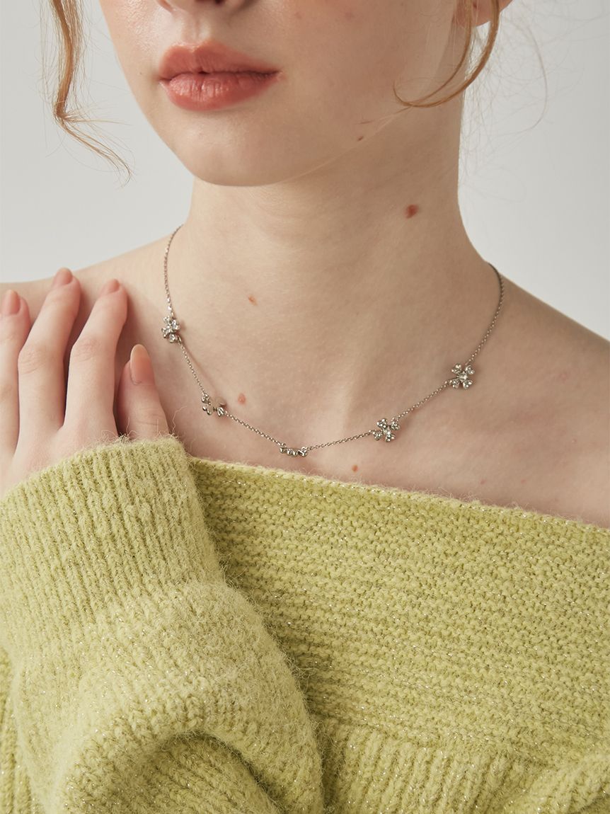 ビジュークローバーネックレス(ネックレス)｜ACCESSORY｜LILY BROWN