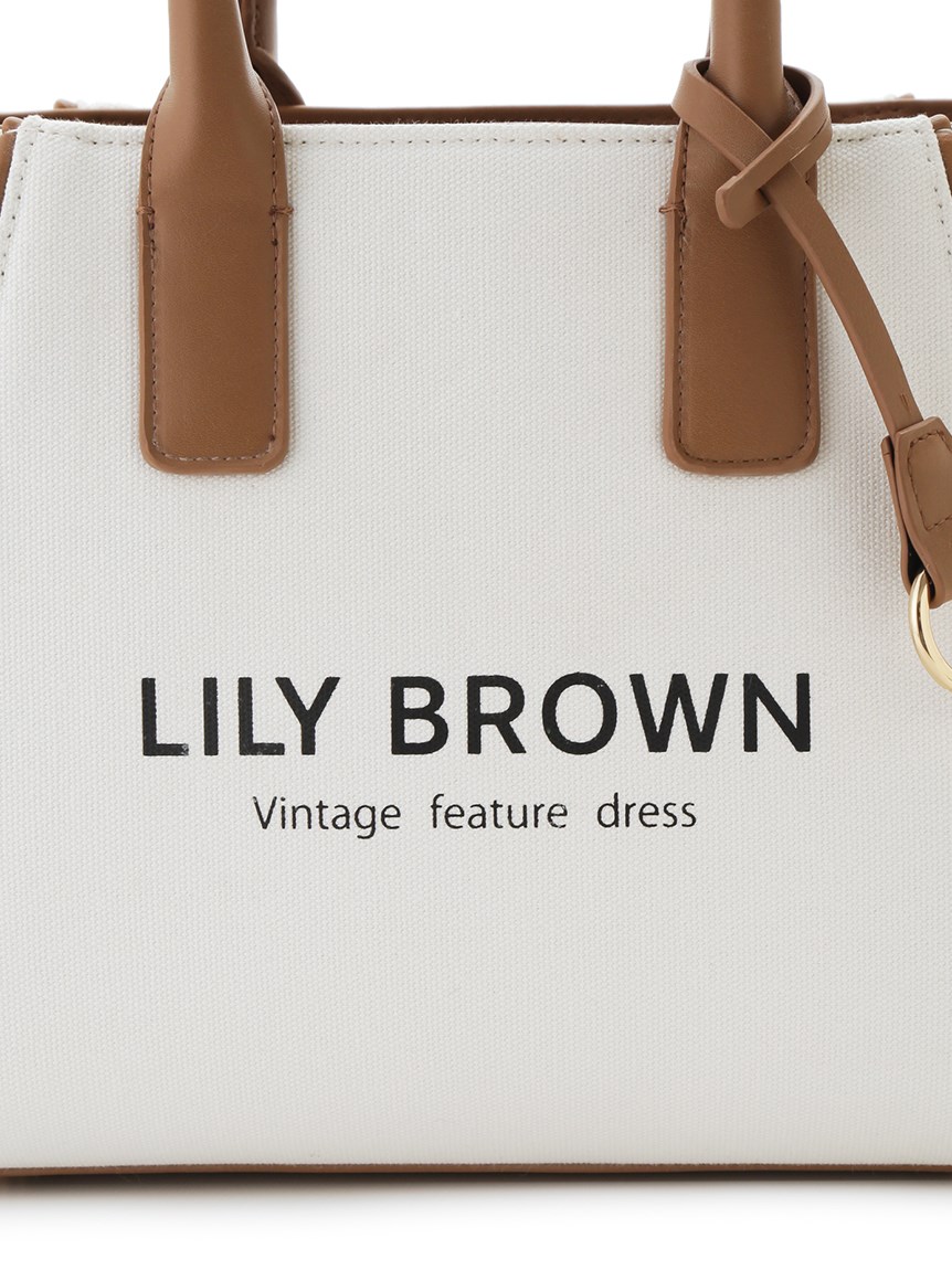 再入荷/予約販売!LILY BROWN フラワーキャンバストートバッグ 新品未