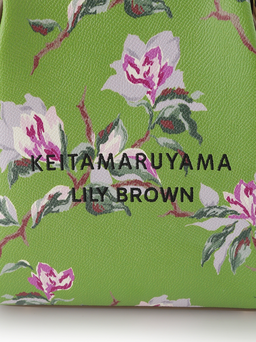 LILYBROWN×KEITAMARUYAMA】プリントスクエアクラスプバッグ(バッグ