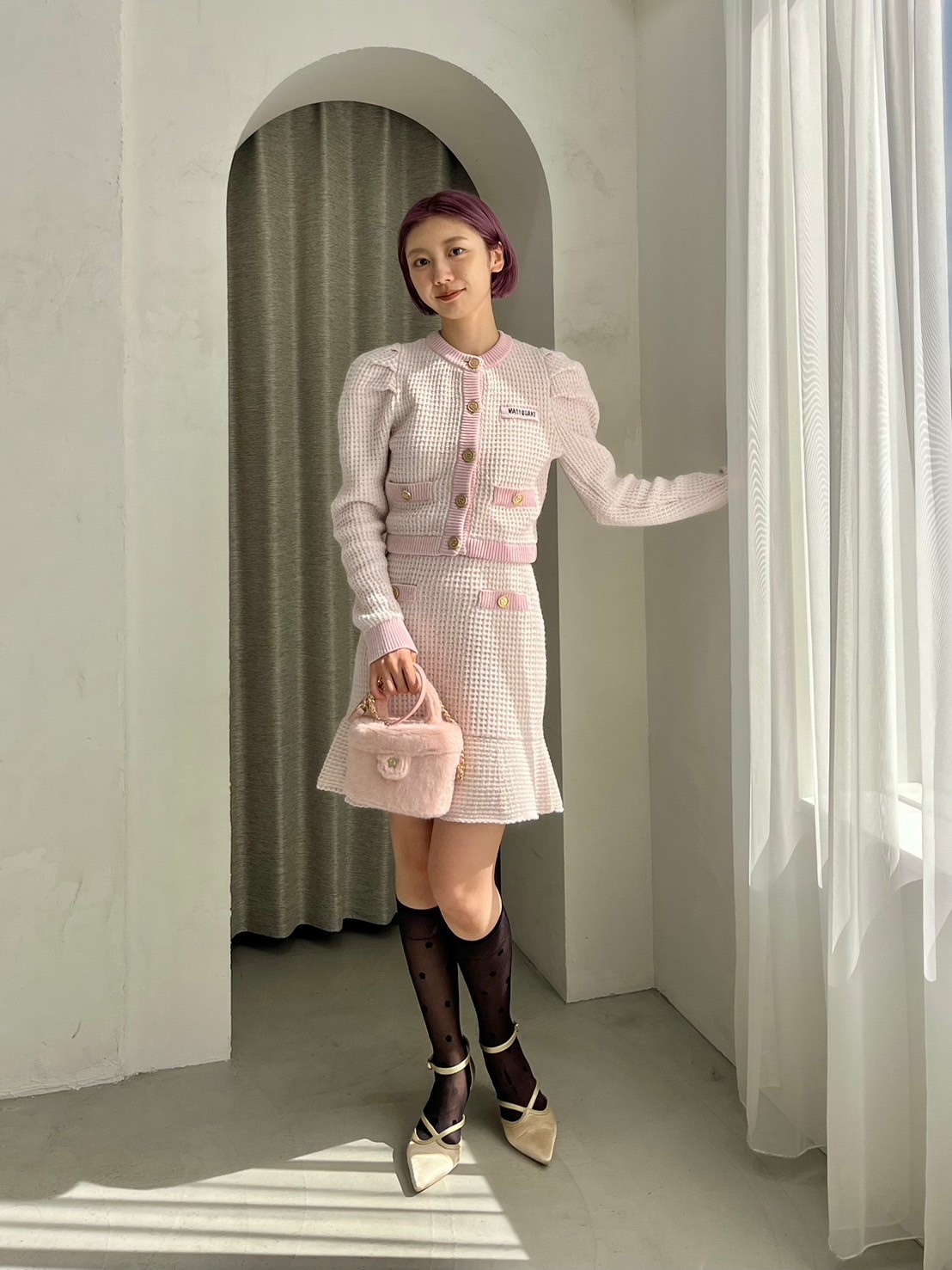 限定カラー】【LILY BROWN×MARY QUANT】デイジーバニティバッグ
