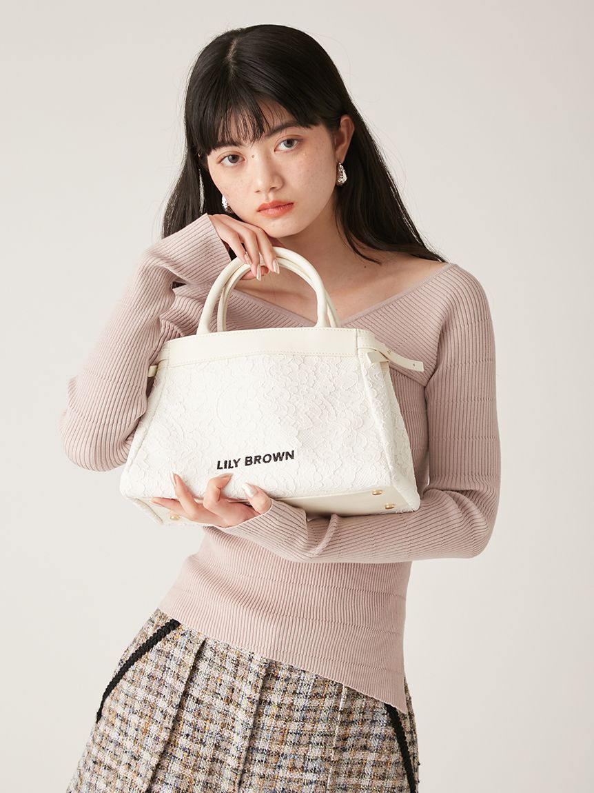 LILY BROWN キャンバス ハンドバッグ セール】バリエーションロゴキャンバスバッグ（ショルダーバッグ