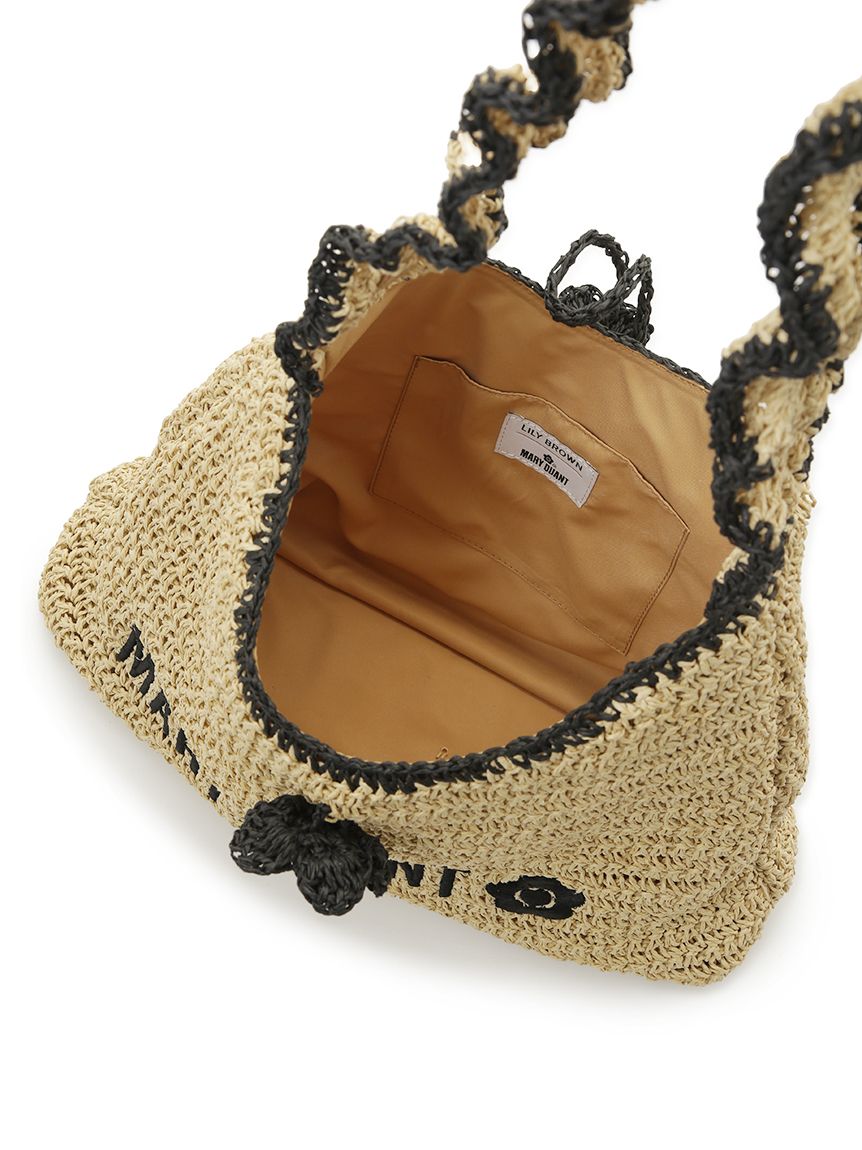 LILY BROWN×MARY QUANT】ペーパーラウンドフリルバッグ(バッグ