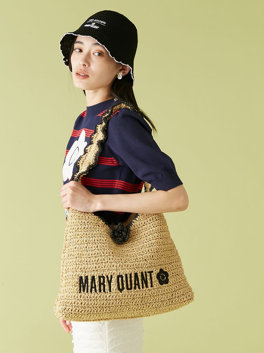 LILY BROWN×MARY QUANT】ペーパーラウンドフリルバッグ(バッグ