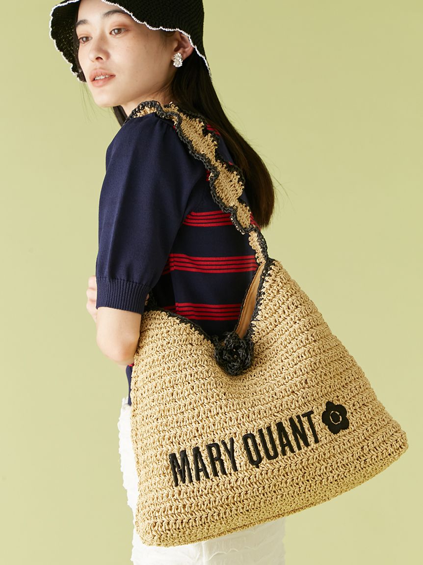 LILY BROWN×MARY QUANT】ペーパーラウンドフリルバッグ(バッグ