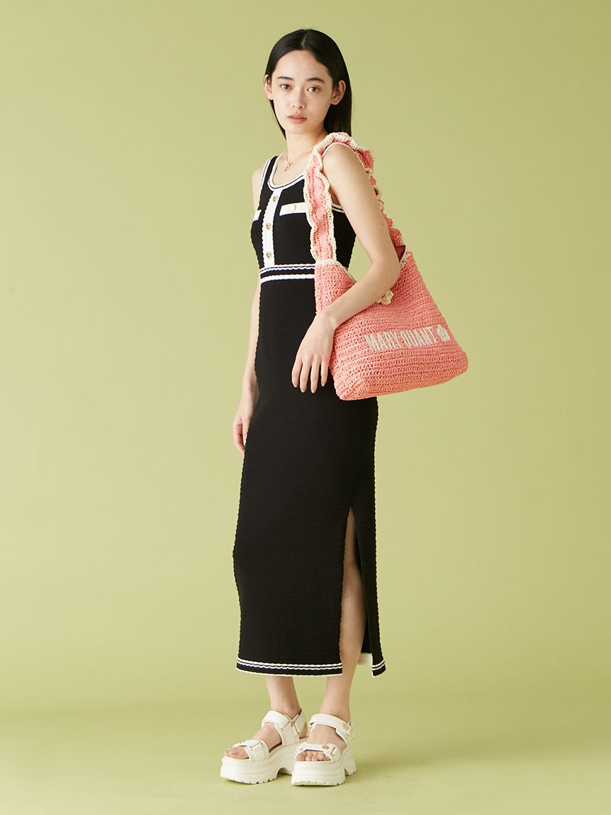 LILY BROWN×MARY QUANT】ペーパーラウンドフリルバッグ(バッグ