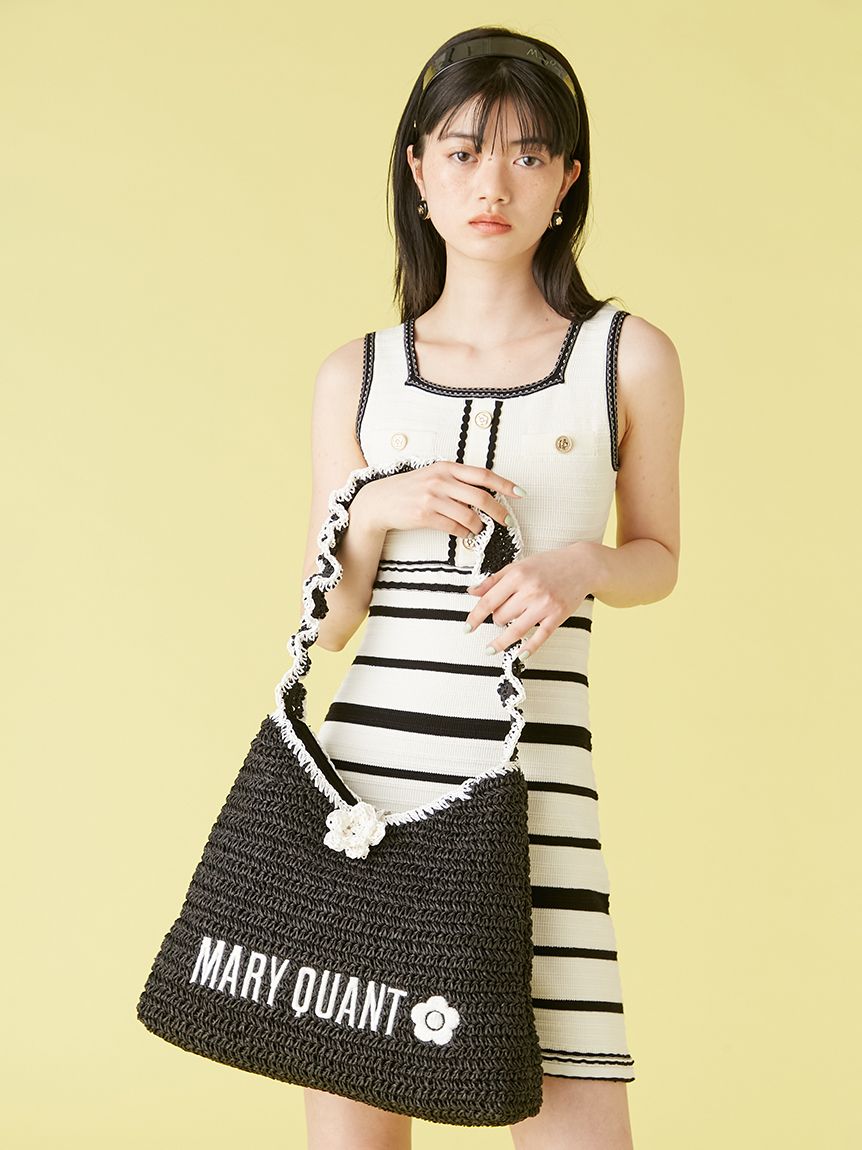 LILY BROWN×MARY QUANT】ペーパーラウンドフリルバッグ(バッグ