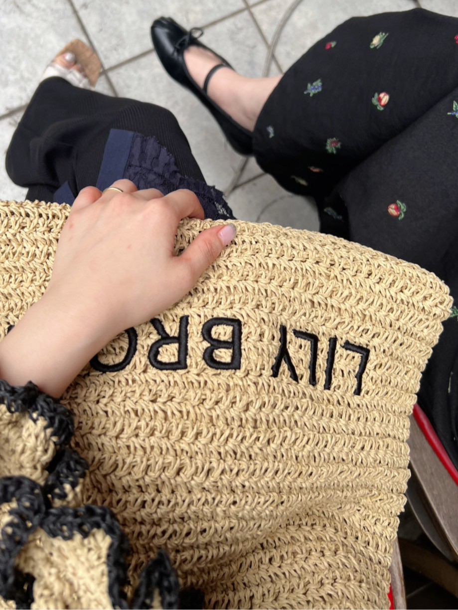 LILY BROWN×MARY QUANT】ペーパーラウンドフリルバッグ(バッグ