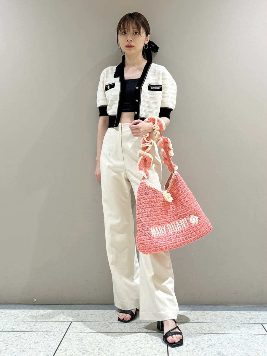 LILY BROWN×MARY QUANT】ペーパーラウンドフリルバッグ(バッグ