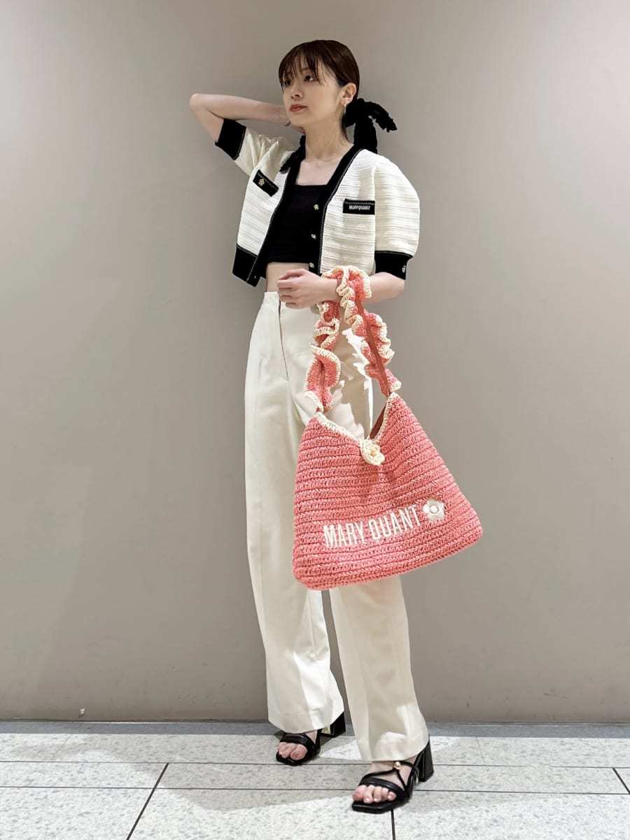 LILY BROWN×MARY QUANT】ペーパーラウンドフリルバッグ(バッグ