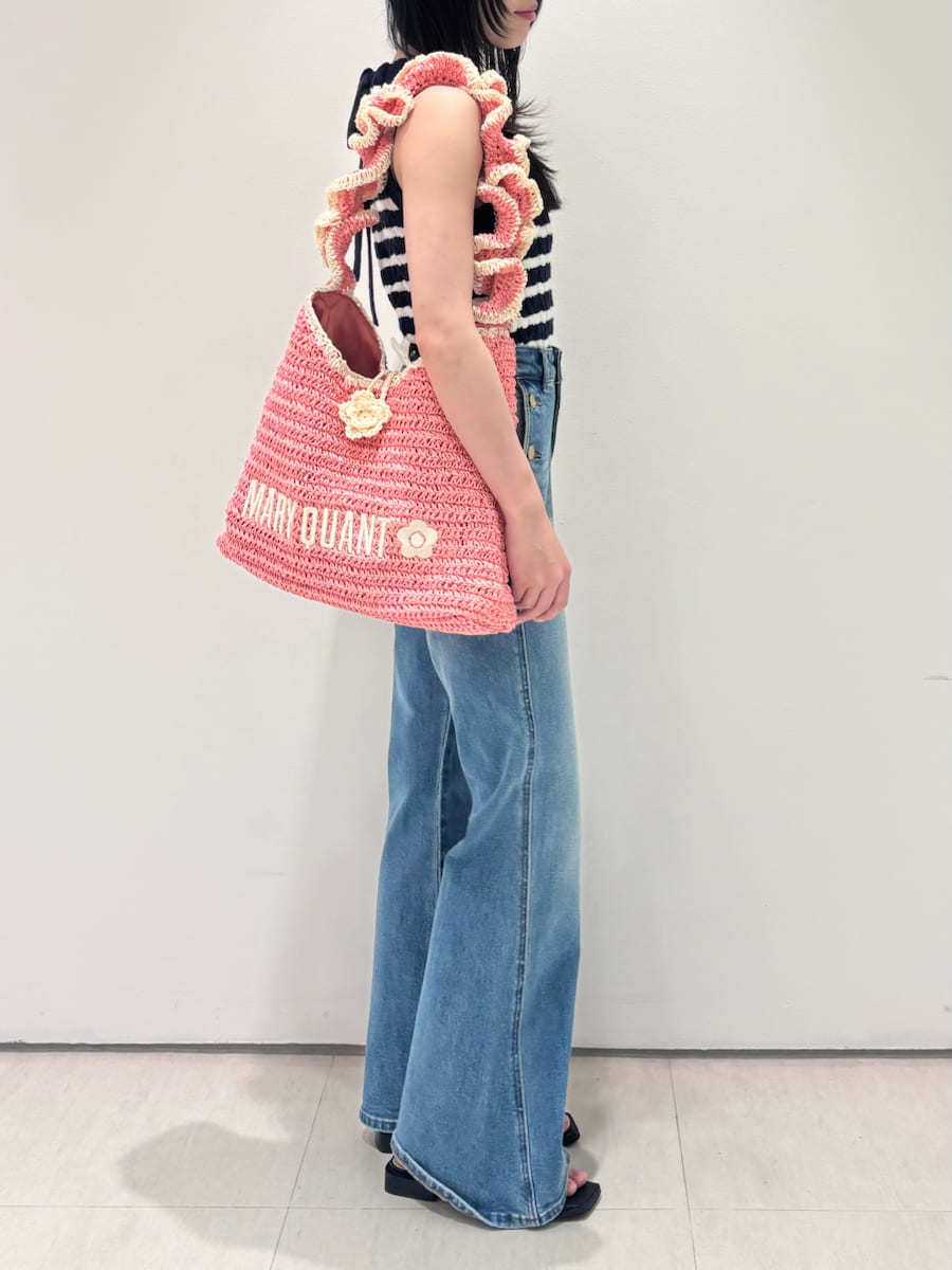 LILY BROWN×MARY QUANT】ペーパーラウンドフリルバッグ(バッグ