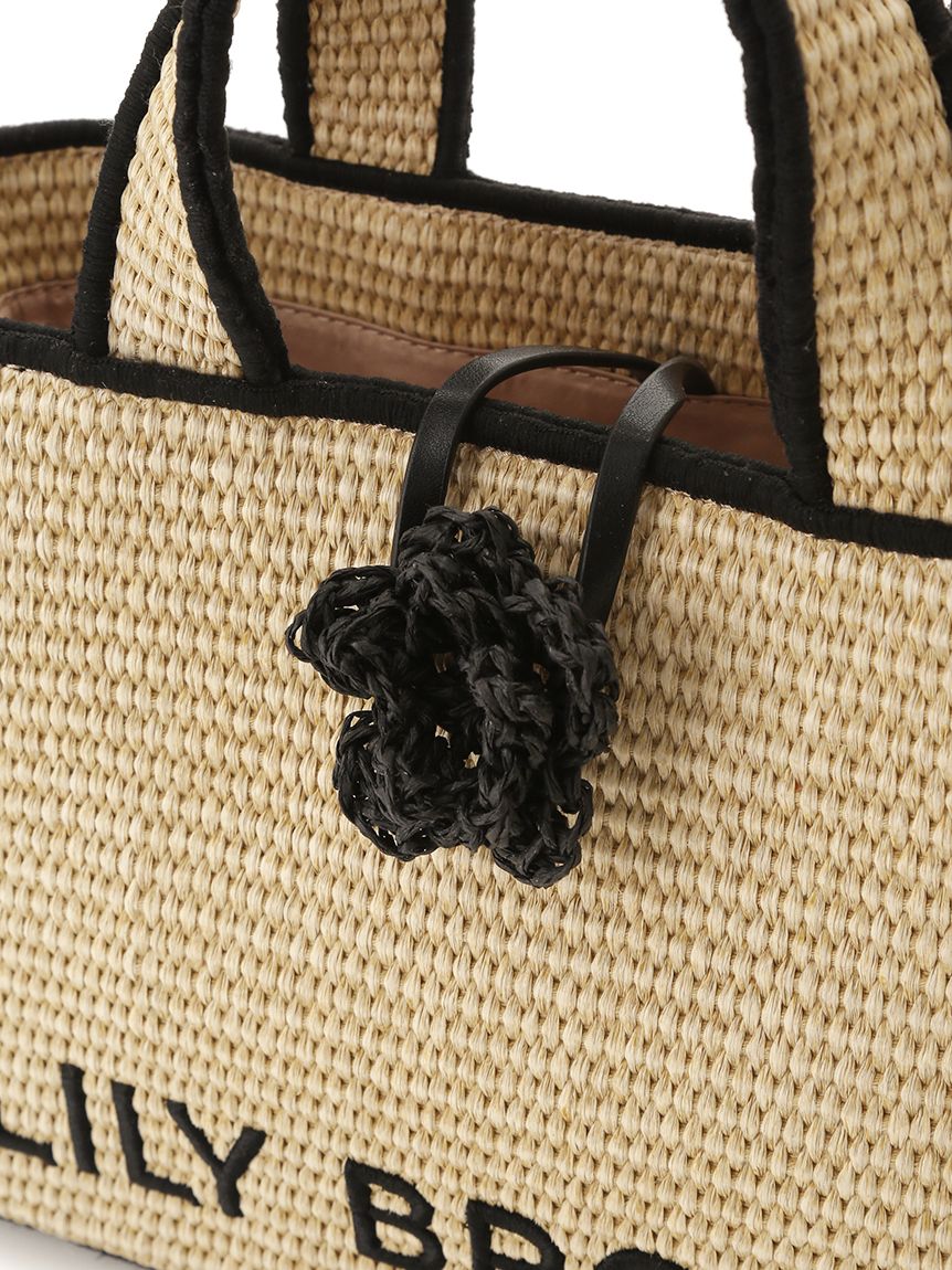 LILY BROWN×MARY QUANT】ジュートロゴトート(バッグ)｜LILY