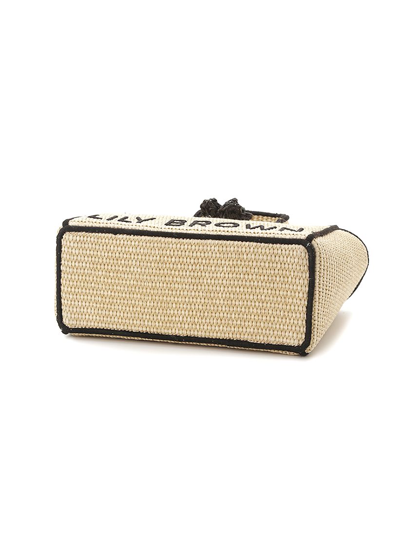 LILY BROWN×MARY QUANT ジュートロゴトート LILY BROWN｜【限定カラー】【LILY BROWN×MARY QUANT】ジュート