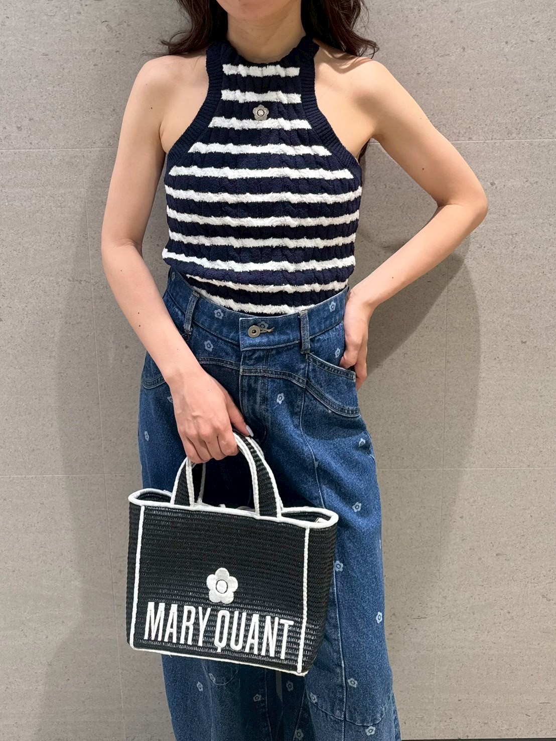 LILY BROWN×MARY QUANT】ジュートロゴトート(バッグ)｜LILY
