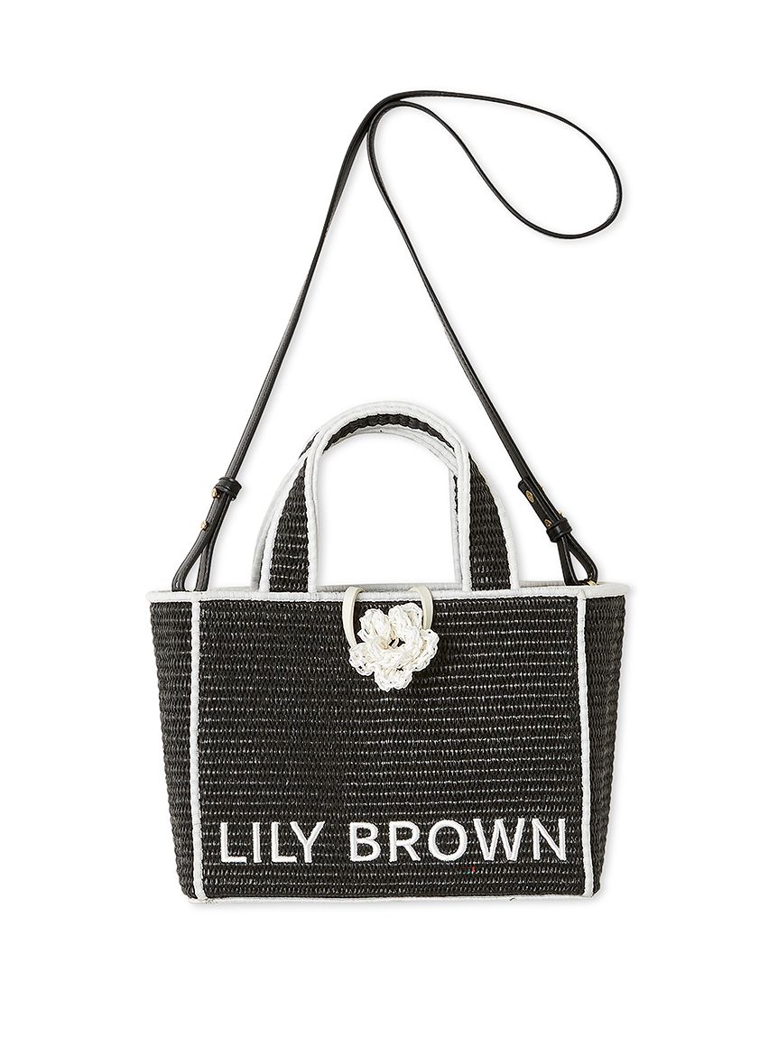 LILY BROWN×MARY QUANT】ジュートロゴトート(バッグ)｜LILY