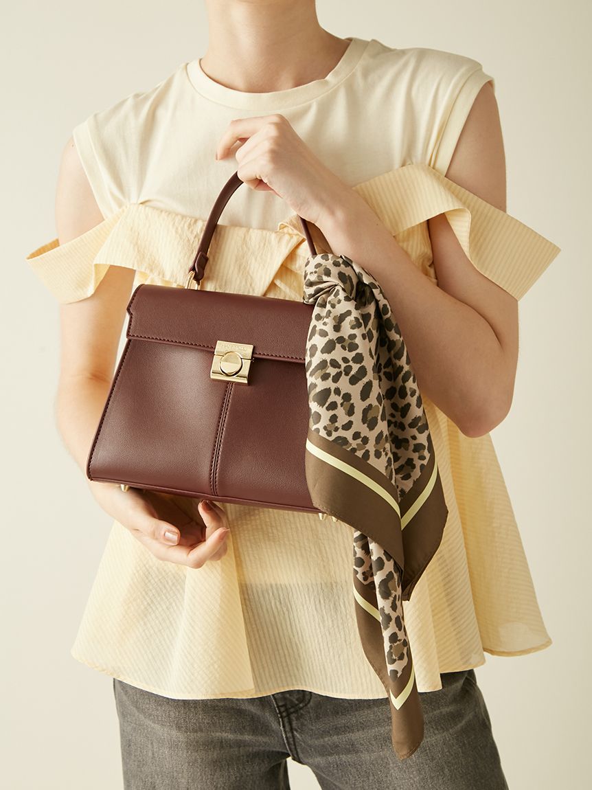 スクエアバックルトップハンドルバッグ(雑貨)｜ファッション雑貨｜LILY