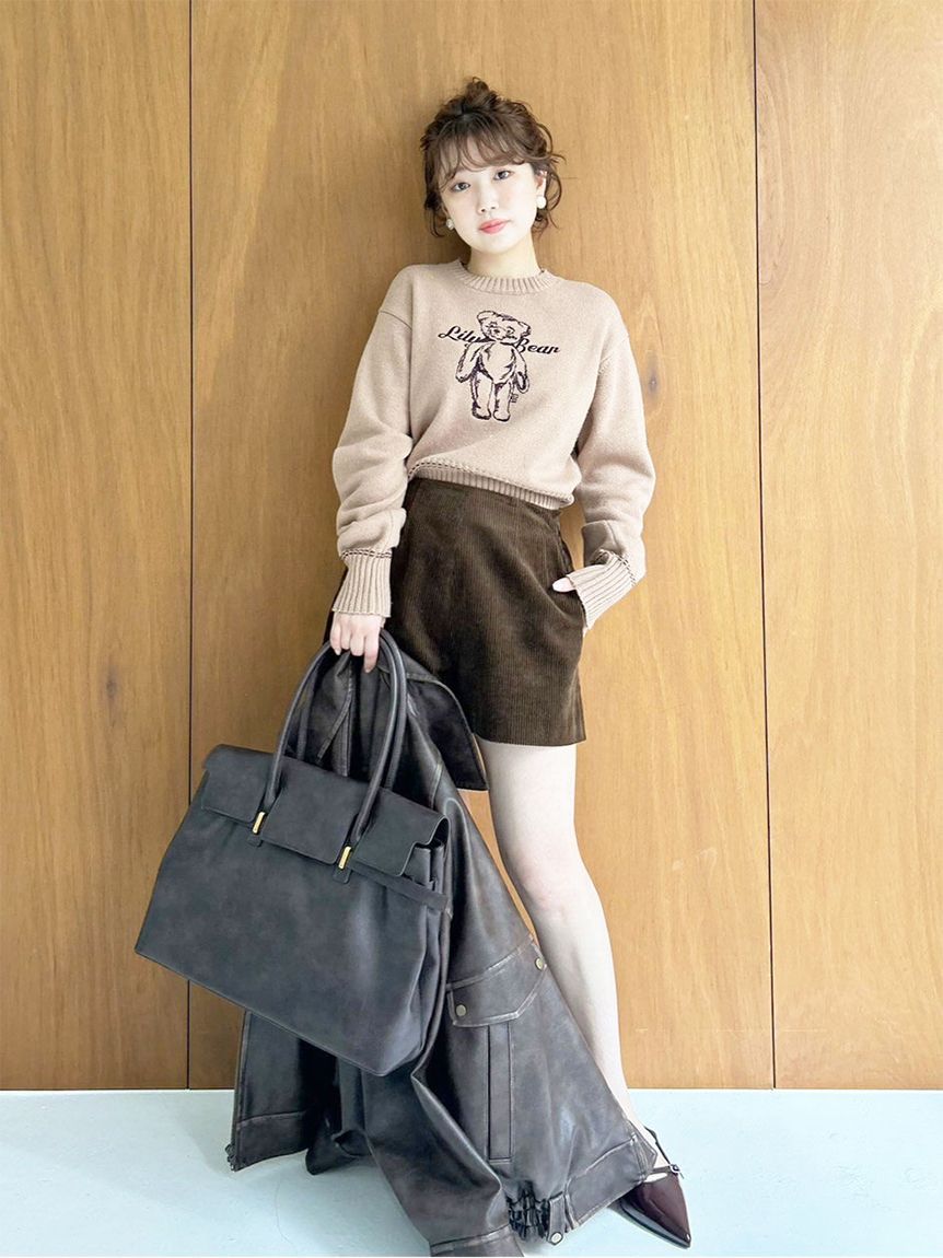 ベルテッドラージショルダーバッグ(ショルダーバッグ)｜バッグ｜LILY