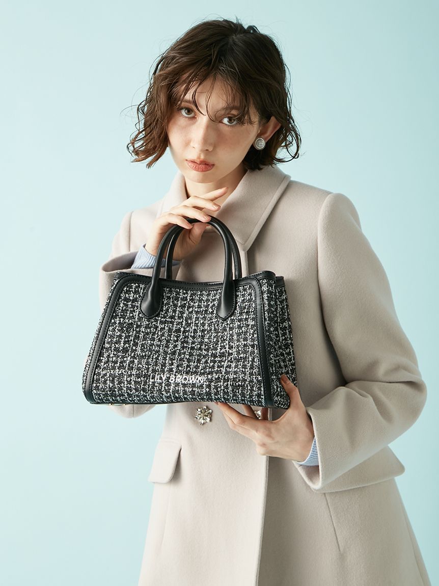 LILIY BROWN ロゴ刺繍バリエーショントートバッグ ロゴ刺繍バリエーショントートバッグ(バッグ)｜LILY BROWN（リリー