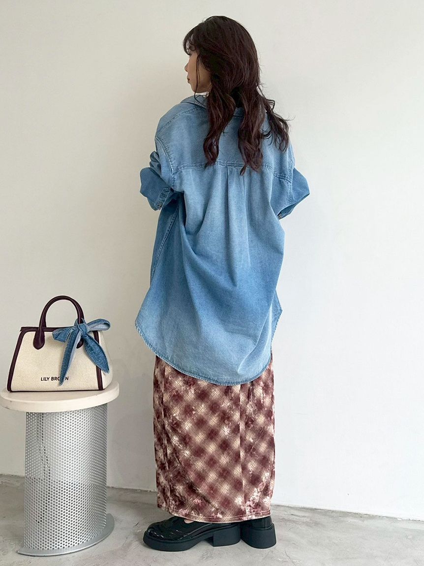 ロゴ刺繍バリエーショントートバッグ(バッグ)｜LILY BROWN（リリー