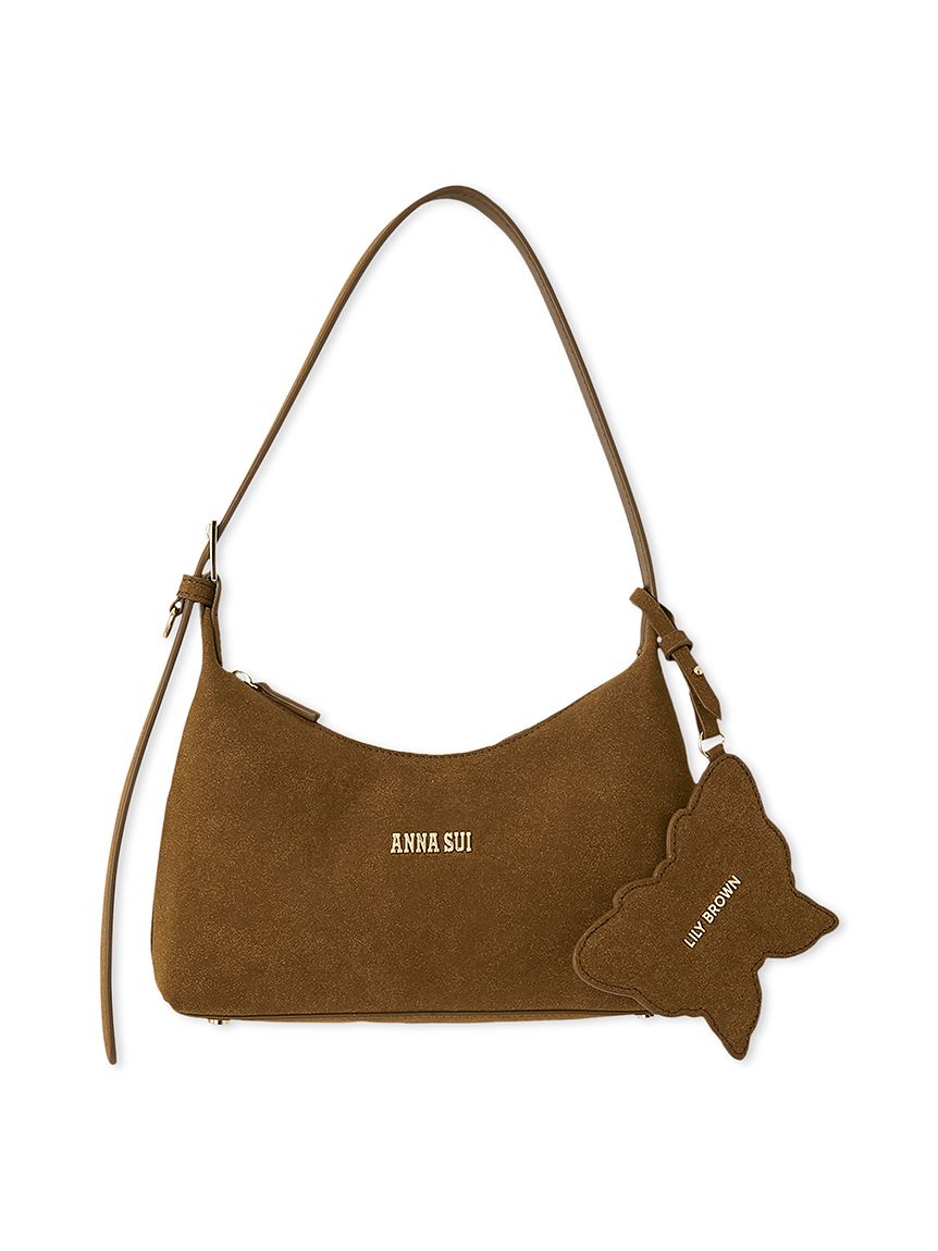 【LILY BROWN ×ANNA SUI】バタフライミラーチャーム付きバッグ LILY BROWN ×ANNA SUI】バタフライミラーチャーム付きバッグ